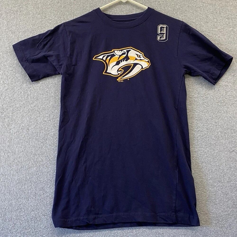 Nashville Predators Filip Forsberg #9 T Shirt Men’s Small NHL Pro Edge Hockey